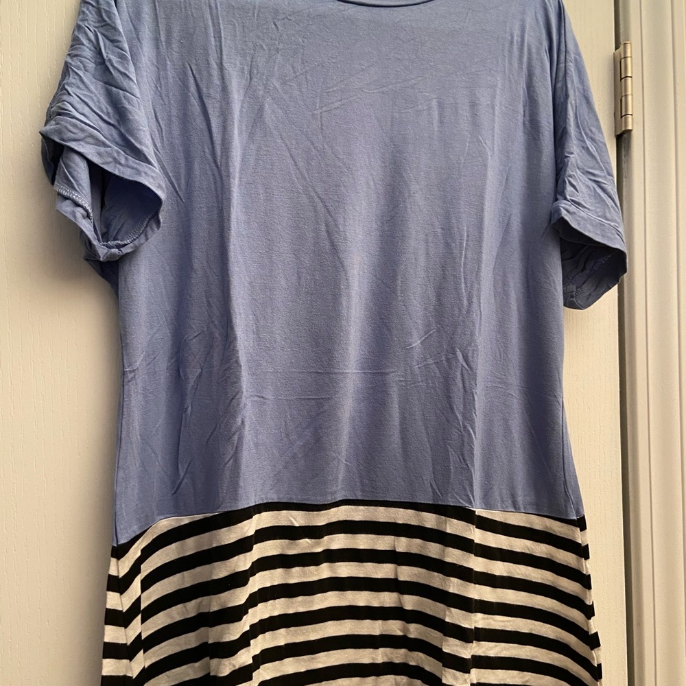 Flamingo Urban flowery tunic stripe top